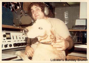 Paul Wells and his dog