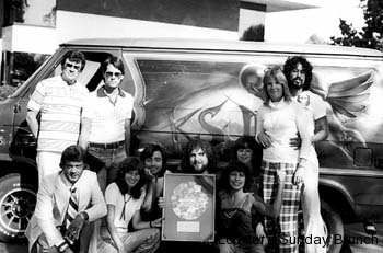 Black and White photo of the Steve Miller Band