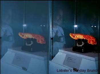 Lobster on the phone